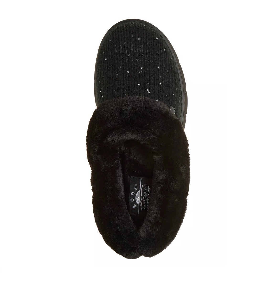 Skechers Bobs Keepsakes Lite Metallic Sweater Knit Slippers