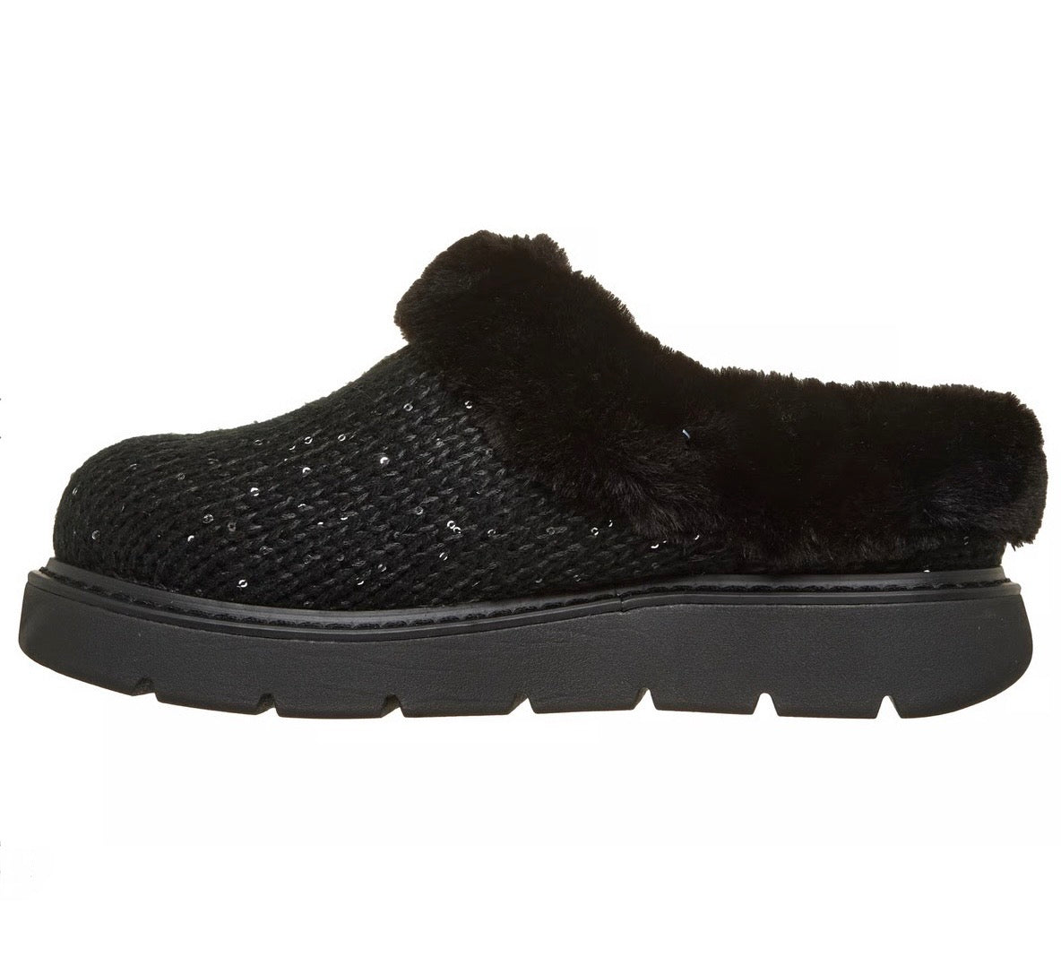 Skechers Bobs Keepsakes Lite Metallic Sweater Knit Slippers