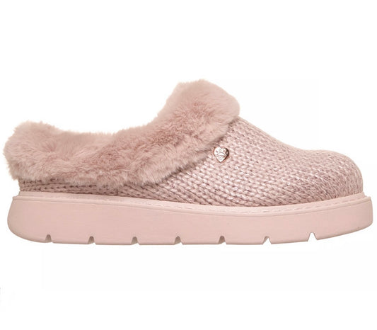 Skechers Bobs Keepsakes Lite Metallic Sweater Knit Slippers