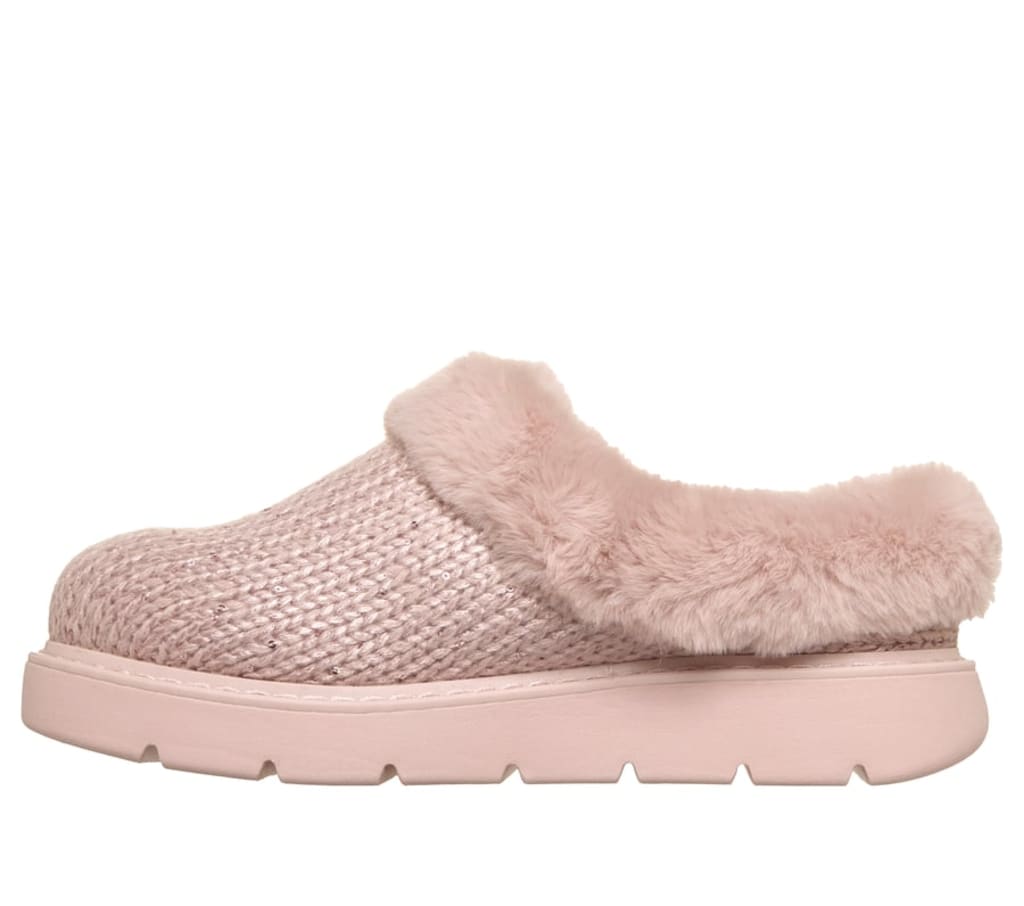 Skechers Bobs Keepsakes Lite Metallic Sweater Knit Slippers